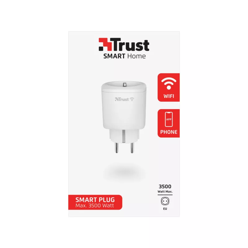 Slimme stekkerdoos Trust 71289 3000 W wit binnen draadloos Wi-Fi