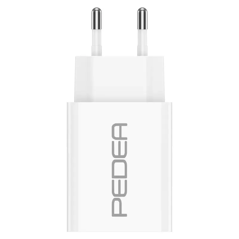 Oplader voor mobiele apparaten PEDEA 60040100 universeel wit AC snelladen binnen