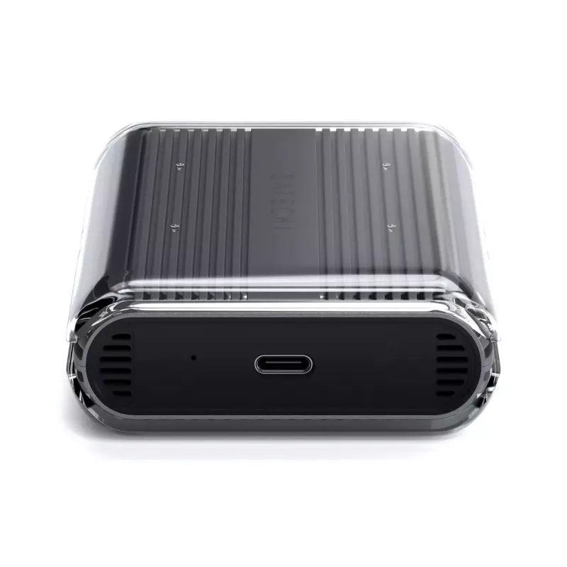 SSD-behuizing Satechi USB4 NVMe SSD Pro 4 TB 40 Gbit/s grijs transparant