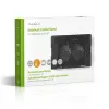 Laptop-koelpad Nedis NBCR200BK 2 ventilatoren 14 cm zwart