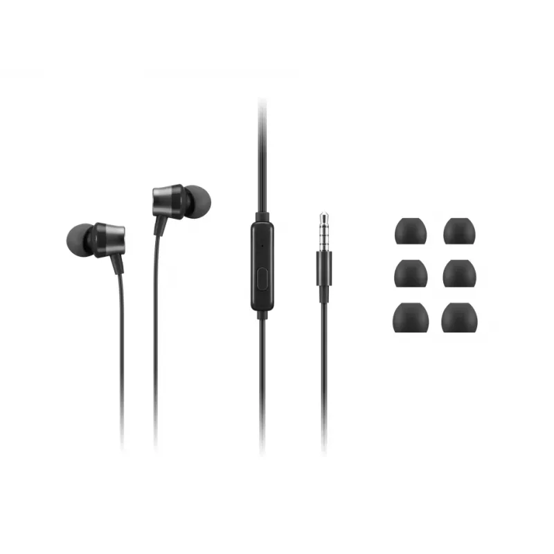 Lenovo 4XD1J77352 hoofdtelefoon/headset bedraad in-ear kantoor/callcenter zwart