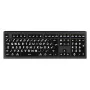 Logickeyboard LKB-LPWB-A2M-DE toetsenbord universeel USB QWERTZ Duits zwart