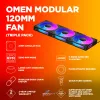 HP OMEN modulaire 120mm-ventilator - driepack zwart