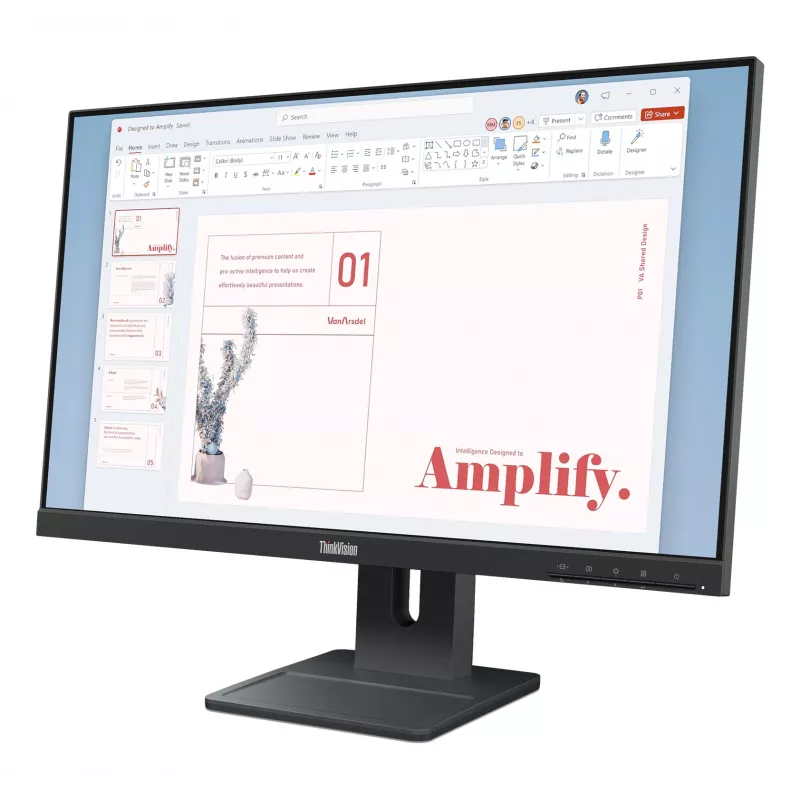Lenovo ThinkVision E24-40 64BAMAR1EU zakelijke LED-monitor, 61 cm (24 inch), Full HD, 100 Hz
