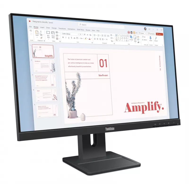 Lenovo ThinkVision E24-40 64BAMAR1EU zakelijke LED-monitor, 61 cm (24 inch), Full HD, 100 Hz