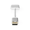 Nedis CCTB37250AL02 videoadapterkabel 0,2 m DisplayPort DVI-D zilver