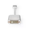 Nedis CCTB37250AL02 videoadapterkabel 0,2 m DisplayPort DVI-D zilver