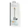 Nedis CCTB37250AL02 videoadapterkabel 0,2 m DisplayPort DVI-D zilver
