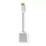 Nedis CCTB37250AL02 videoadapterkabel 0,2 m DisplayPort DVI-D zilver