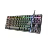 Trust GXT 794 toetsenbord muis inbegrepen gaming USB QWERTZ Duits zwart