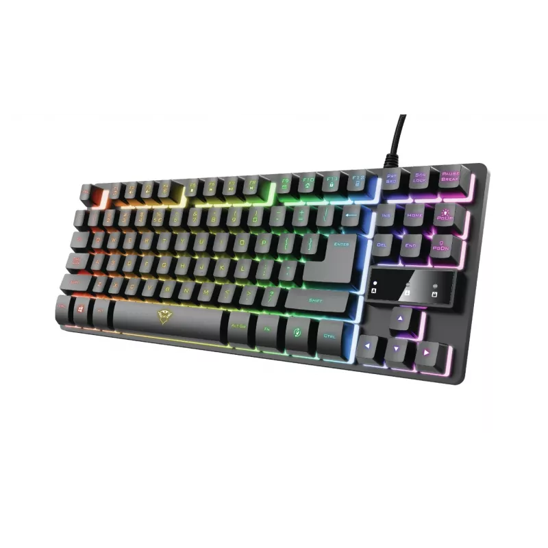 Trust GXT 794 toetsenbord muis inbegrepen gaming USB QWERTZ Duits zwart