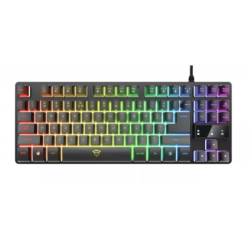 Trust GXT 794 toetsenbord muis inbegrepen gaming USB QWERTZ Duits zwart