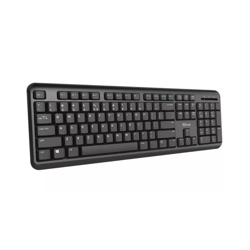 Trust TK-350 Toetsenbord Office RF Draadloos QWERTZ Duits Zwart