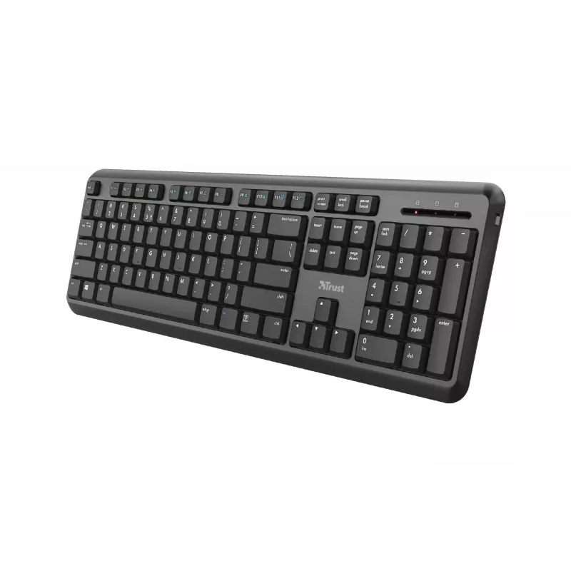Trust TK-350 Toetsenbord Office RF Draadloos QWERTZ Duits Zwart