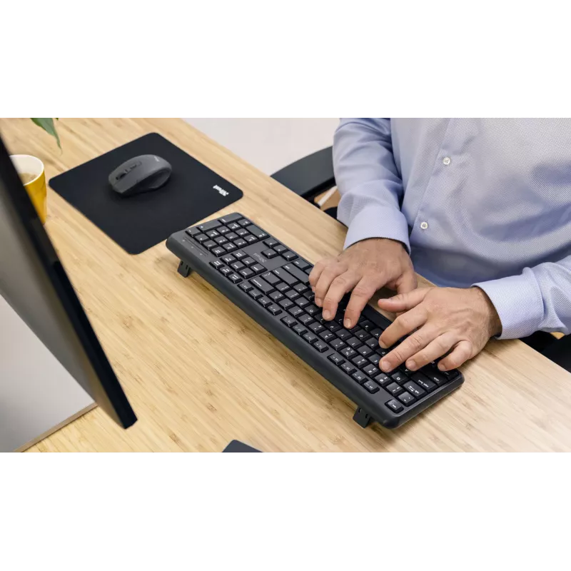 Trust TK-350 Toetsenbord Office RF Draadloos QWERTZ Duits Zwart