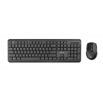 Trust TKM-350 Toetsenbord Muis inclusief Office RF Draadloos QWERTZ Duits Zwart