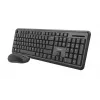 Trust TKM-350 Toetsenbord Muis inclusief Office RF Draadloos QWERTZ Duits Zwart