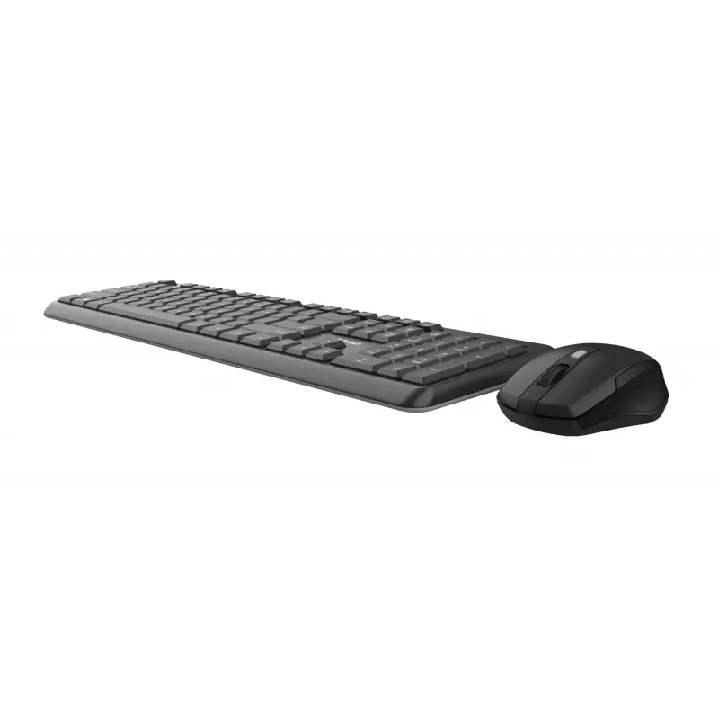 Trust TKM-350 Toetsenbord Muis inclusief Office RF Draadloos QWERTZ Duits Zwart