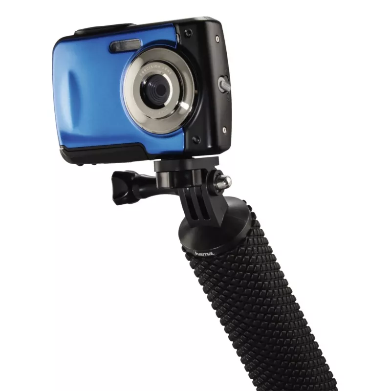Hama 00004458 camera-monopod, 1/4 inch, kunststof, zwart/rood