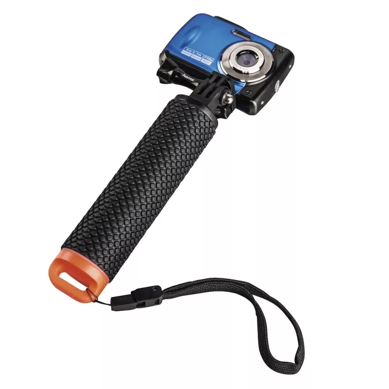 Hama 00004458 camera-monopod, 1/4 inch, kunststof, zwart/rood