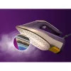 Philips DST8040/30 Azur 8000 Series stoomstrijkijzer, 3000 W, 0,35 L reservoir, SteamGlide Elite zoolplaat, verticale stoom, 80 g/min, 260 g/min stoomstoot, donkerpaars