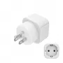 Hama 00223438 netstekker-adapter type B type C (eurostekker)+type F wit