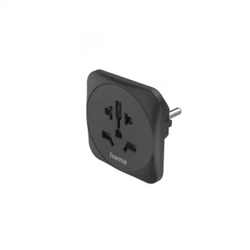 Hama 00223454 netstekker-adapter type E/F hybride universeel zwart