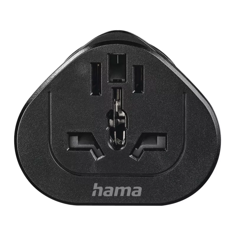 Hama 00223454 netstekker-adapter type E/F hybride universeel zwart