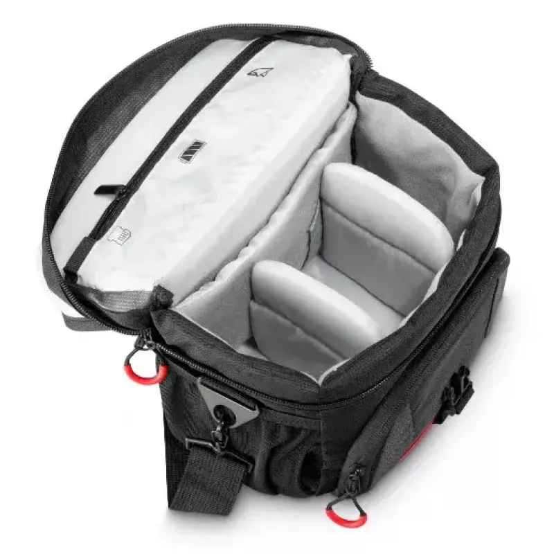 Compactkoffer Hama Phoenix 00121348 zwart schouderband voor elk merk