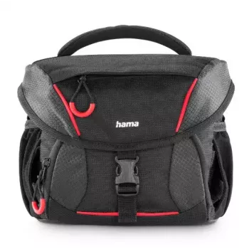 Compactkoffer Hama Phoenix 00121348 zwart schouderband voor elk merk