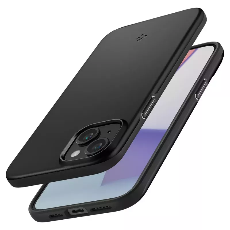 Cover Spigen ACS06776 voor iPhone 15 15,5 cm zwart