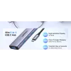 USB Type-C hub UGREEN 20956A met HDMI en USB 3.0, 5 Gbit/s, 4K 3840x2160, zilver