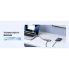 USB Type-C hub UGREEN 20956A met HDMI en USB 3.0, 5 Gbit/s, 4K 3840x2160, zilver