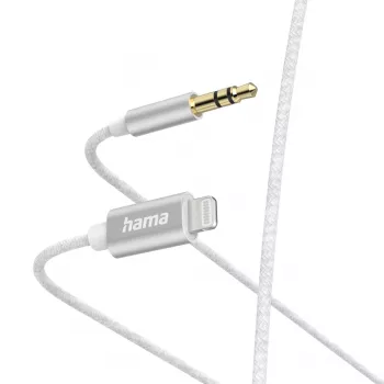 Lightning-kabel Hama 00201522 1 m wit Lightning 3,5 mm