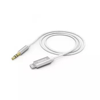 Lightning-kabel Hama 00201522 1 m wit Lightning 3,5 mm