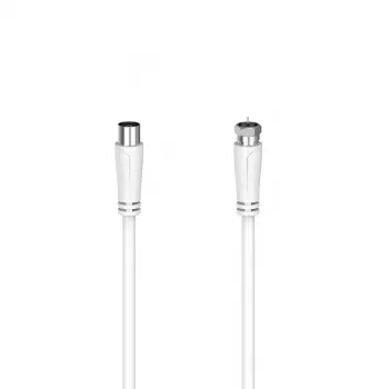 Hama 00205061 coaxkabel 1,5 m coax F wit