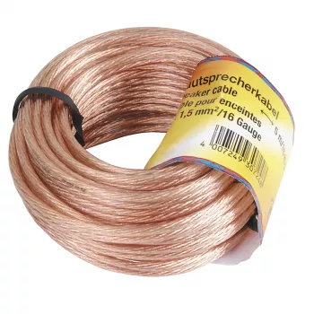Hama 00205142 audiokabel 10 m transparant
