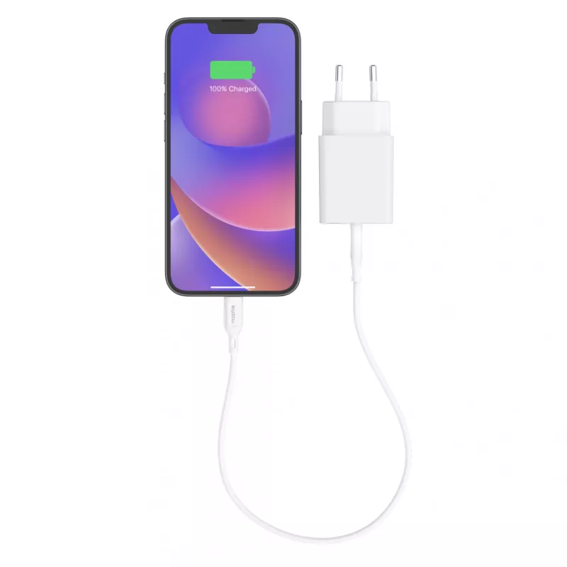 mophie essentials 20W USB-C PD-voeding universeel wit AC-snelladen binnen