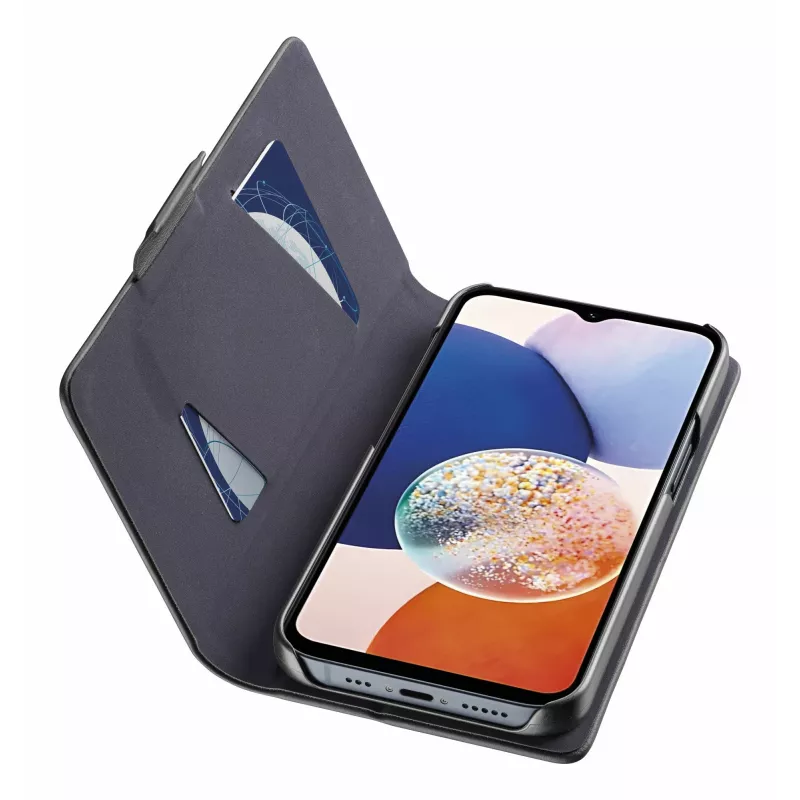 Folio case Cellularline Galaxy A15 magneetsluiting zwart