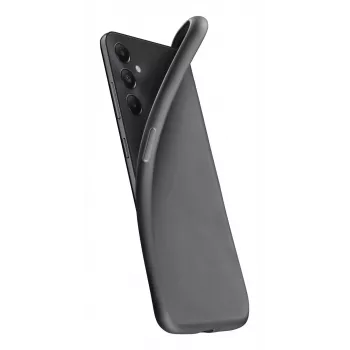 Cellularline Chroma - Galaxy A15 gekleurde zachte rubberen hoes, cover, Samsung, A15 5G, 16,5 cm (6,5 inch), zwart