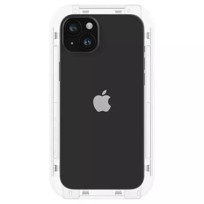 Spigen iPhone 15 Glas.tR EZ Fit displayscherm van gehard glas transparant