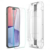 Spigen iPhone 15 Glas.tR EZ Fit displayscherm van gehard glas transparant