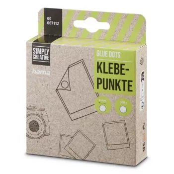 Hama 00007112 zelfklevend etiket rond transparant 300 st.