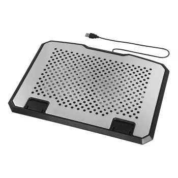 Hama aluminium laptop-koelpad 39,6 cm (15,6 inch) zwart