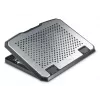 Hama 00126807 aluminium laptopkoeler, kantelbaar, 2 ventilatoren, tot 39,6 cm (15,6 inch), zwart