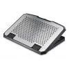 Hama 00126807 aluminium laptopkoeler, kantelbaar, 2 ventilatoren, tot 39,6 cm (15,6 inch), zwart