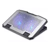 Hama 00126807 aluminium laptopkoeler, kantelbaar, 2 ventilatoren, tot 39,6 cm (15,6 inch), zwart