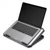 Hama 00126807 aluminium laptopkoeler, kantelbaar, 2 ventilatoren, tot 39,6 cm (15,6 inch), zwart