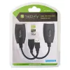 Techly IUSB-EXTENDTY5 USB-extender via Cat.5e/6-kabel tot 50 m, USB naar RJ-45, zwart