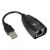 Techly IUSB-EXTENDTY5 USB-extender via Cat.5e/6-kabel tot 50 m, USB naar RJ-45, zwart